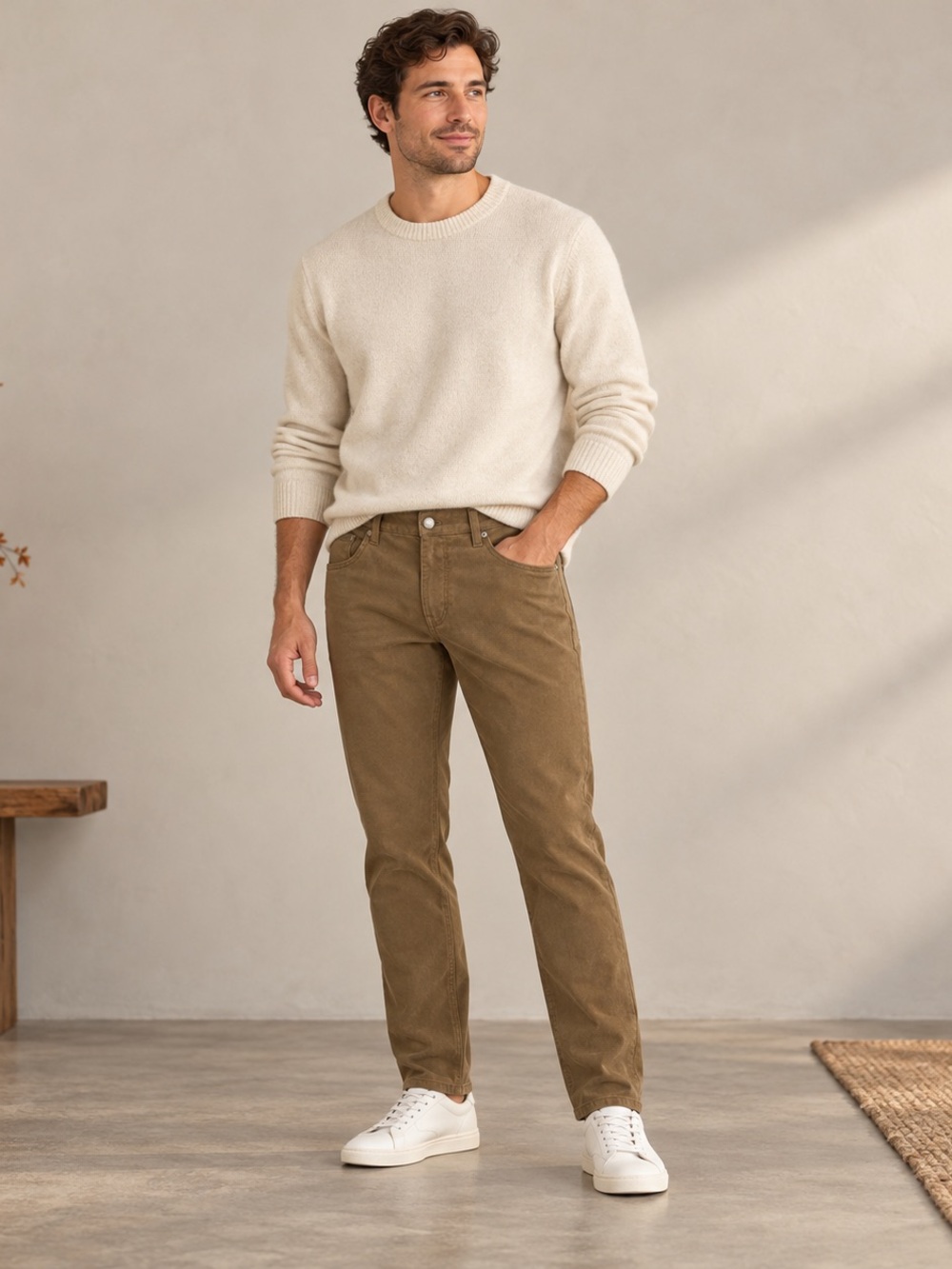 Lululemon Men’s ABC Classic-Fit Utilitech 5-Pocket Pants Brown/Taupe 32x30